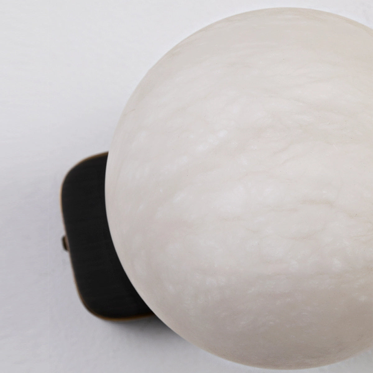 Modern Alabaster Ball Wall Lamp