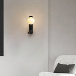 Modern Alabaster Ball Wall Lamp