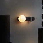 Modern Alabaster Ball Wall Lamp