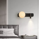 Modern Alabaster Ball Wall Lamp