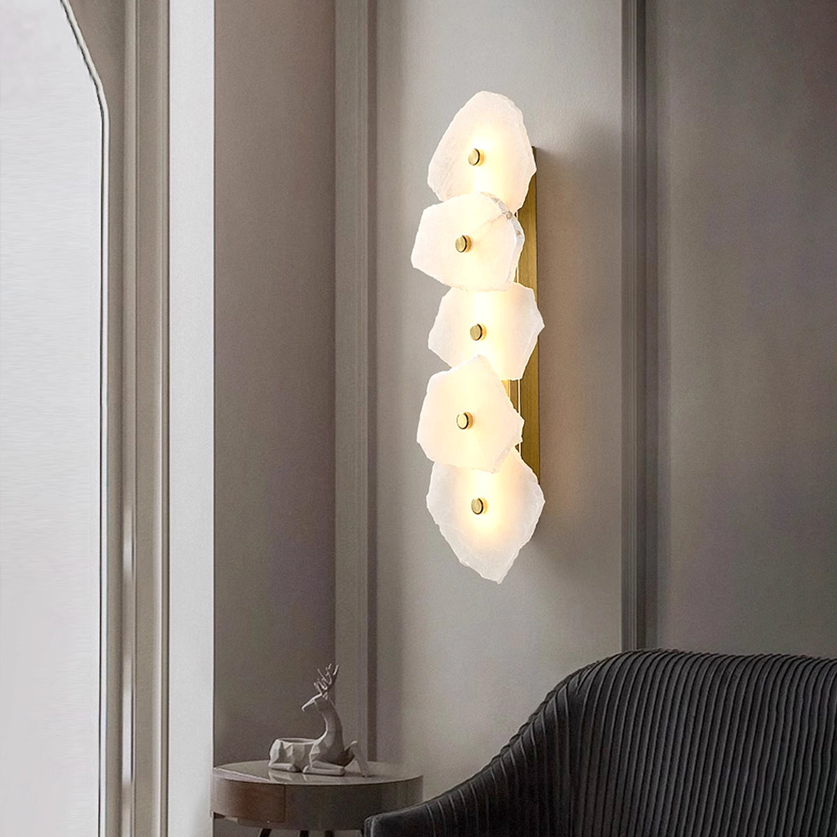 Modern Alabaster Petra Wall Lamp