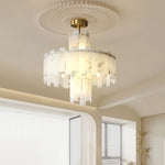 Modern AlabasterRegina Round Chandelier