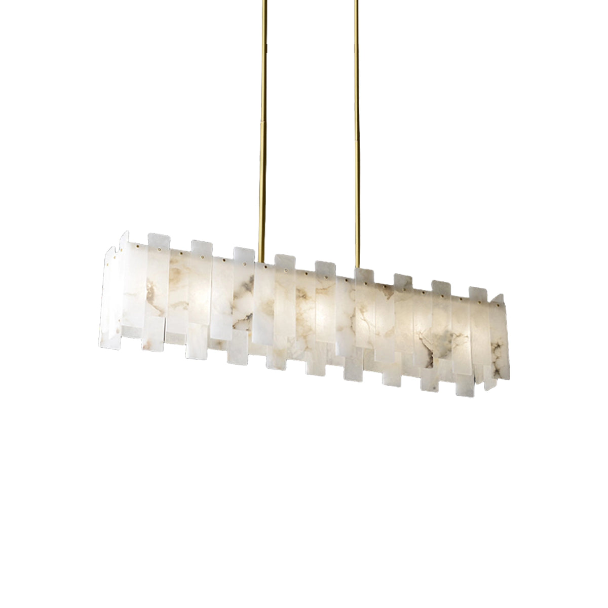Modern AlabasterRegina Round Chandelier