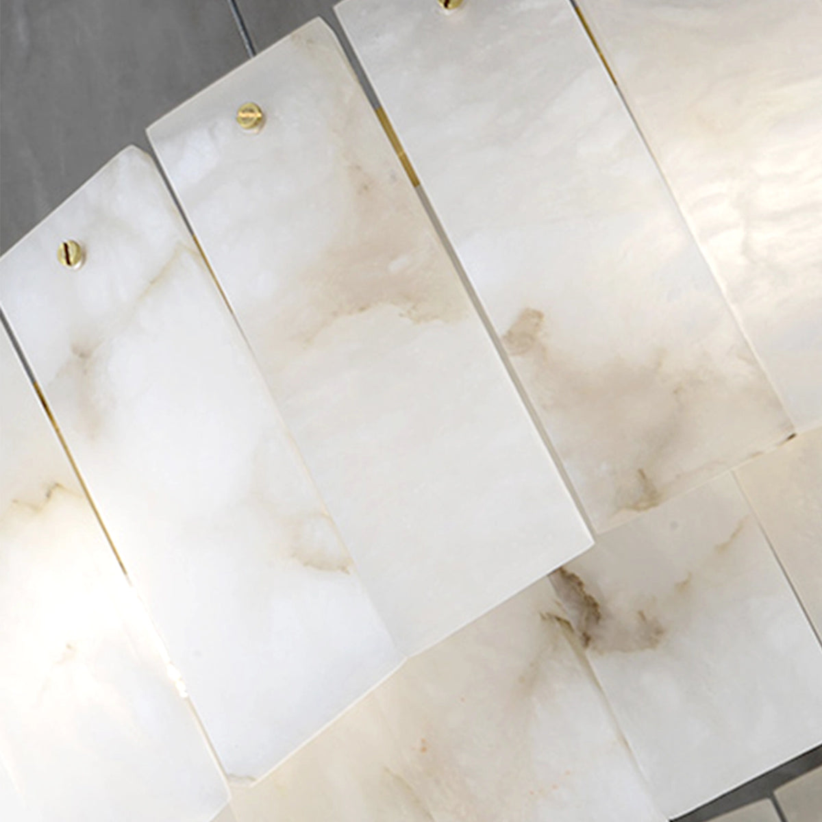 Modern AlabasterRegina Round Chandelier