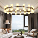 Modern GlassRound Chandelier