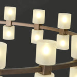 Modern GlassRound Chandelier