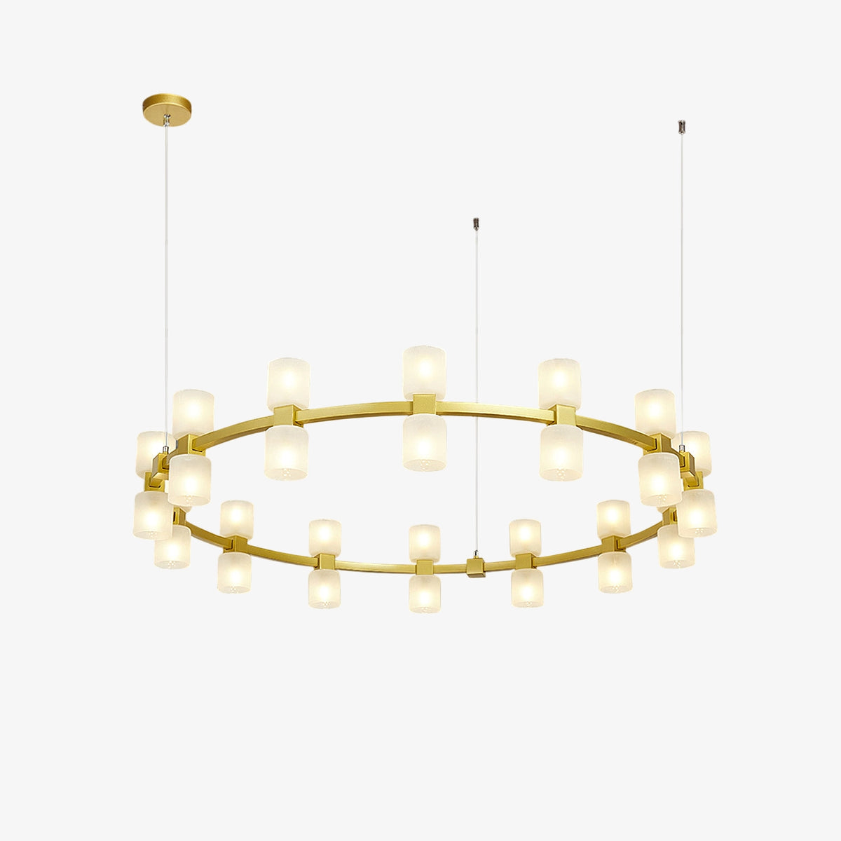 Modern GlassRound Chandelier