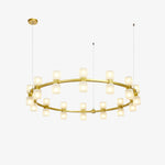 Modern GlassRound Chandelier