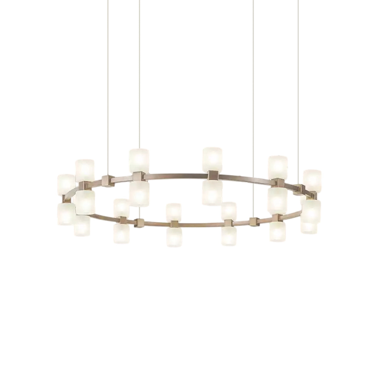 Modern GlassRound Chandelier
