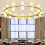 Modern GlassRound Chandelier
