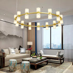 Modern GlassRound Chandelier