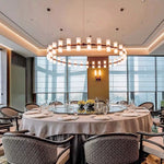 Modern GlassRound Chandelier