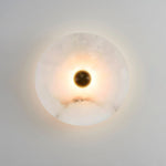 Modern Alabaster Round Wall Lamp