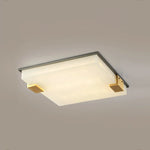 Modern Alabaster Square Ceiling Light