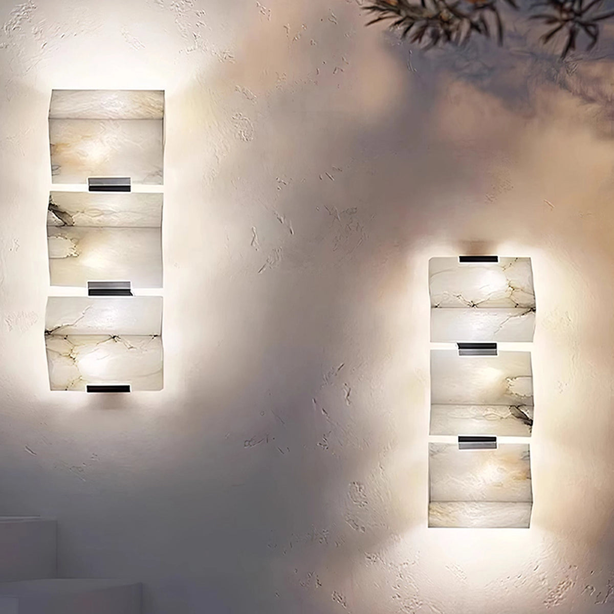 Modern Alabaster Staircase Wall Lamp