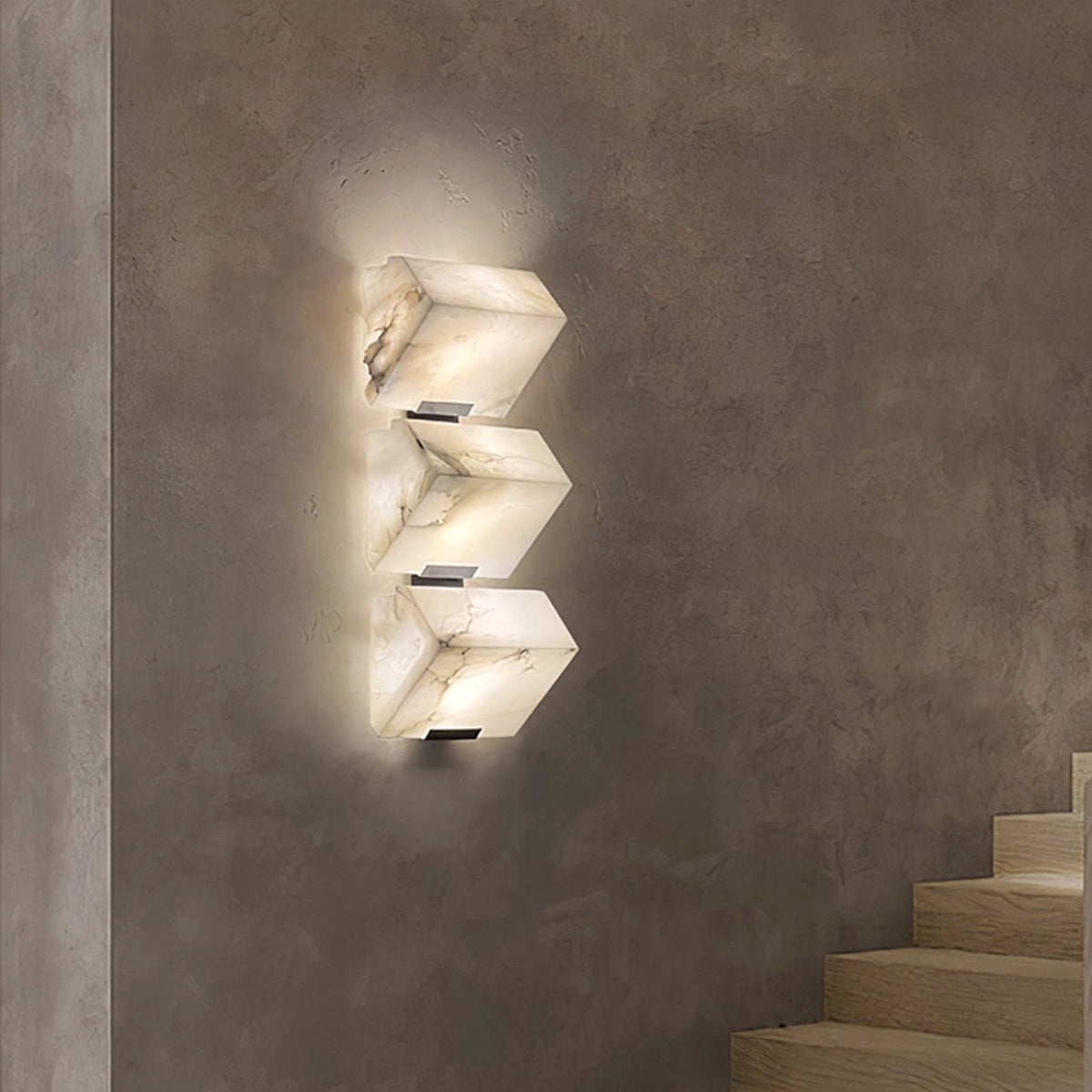 Modern Alabaster Staircase Wall Lamp