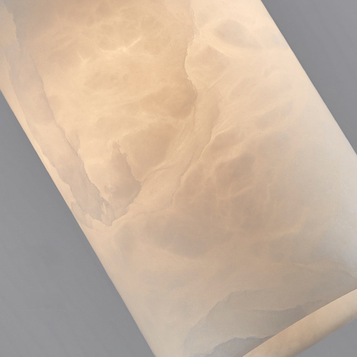 Modern Alabaster Tube Pendant Lamp