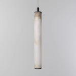 Modern Alabaster Tube Pendant Lamp