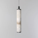 Modern Alabaster Tube Pendant Lamp