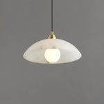 Modern Alabaster Umbrella Pendant Lamp