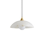 Modern Alabaster Umbrella Pendant Lamp