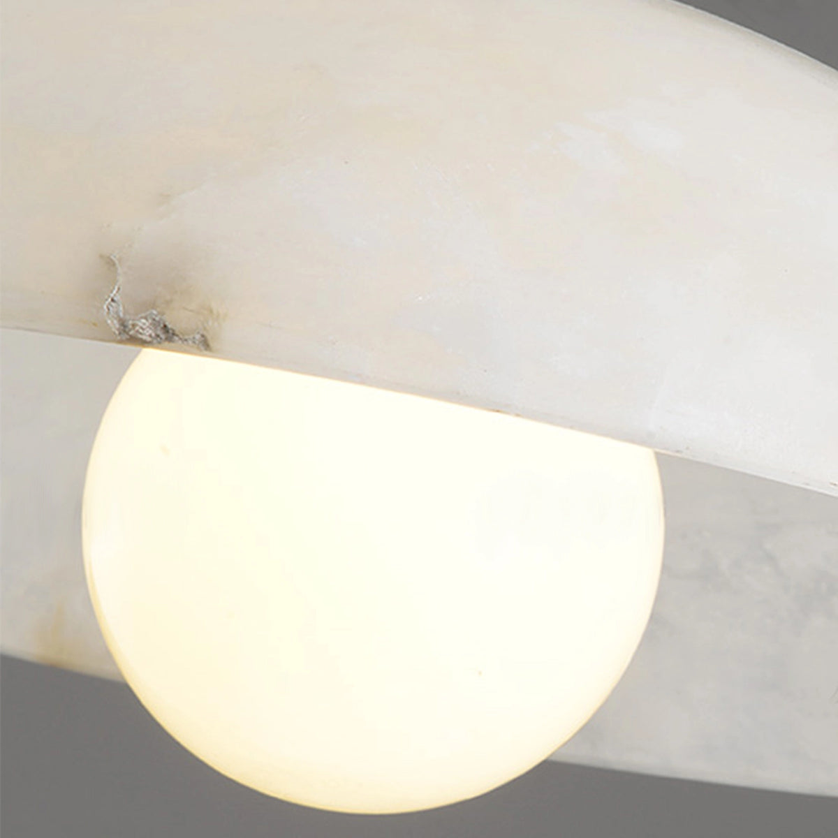 Modern Alabaster Umbrella Pendant Lamp