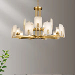 Modern Alabaster Upton Chandelier