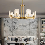Modern Alabaster Upton Chandelier