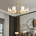 Modern Alabaster Upton Chandelier