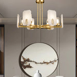 Modern Alabaster Upton Chandelier