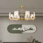Modern Alabaster Upton Chandelier