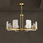 Modern Alabaster Upton Chandelier