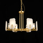 Modern Alabaster Upton Chandelier