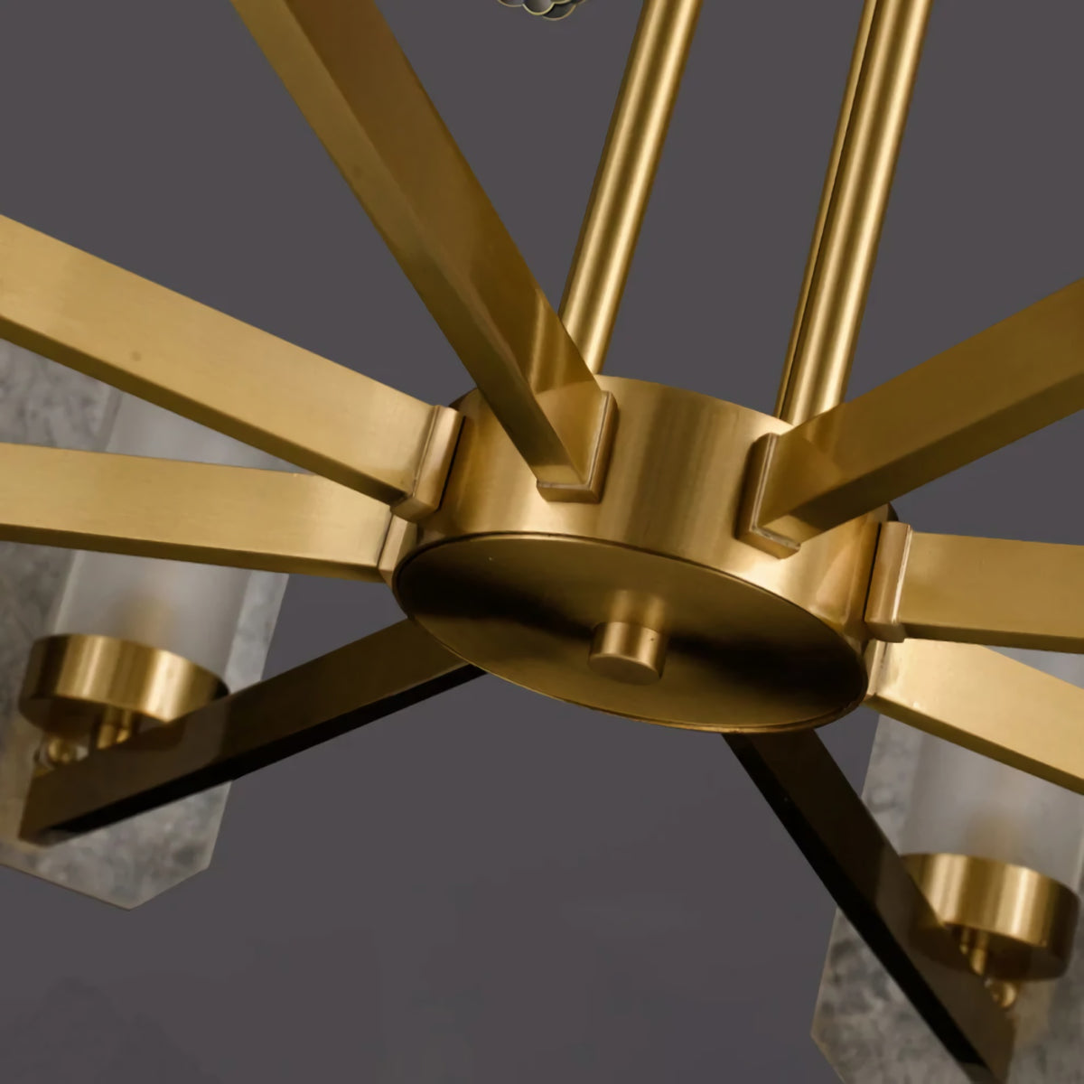 Modern Alabaster Upton Chandelier