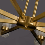 Modern Alabaster Upton Chandelier