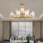 Modern Alabaster Upton Chandelier