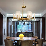 Modern Alabaster Upton Chandelier