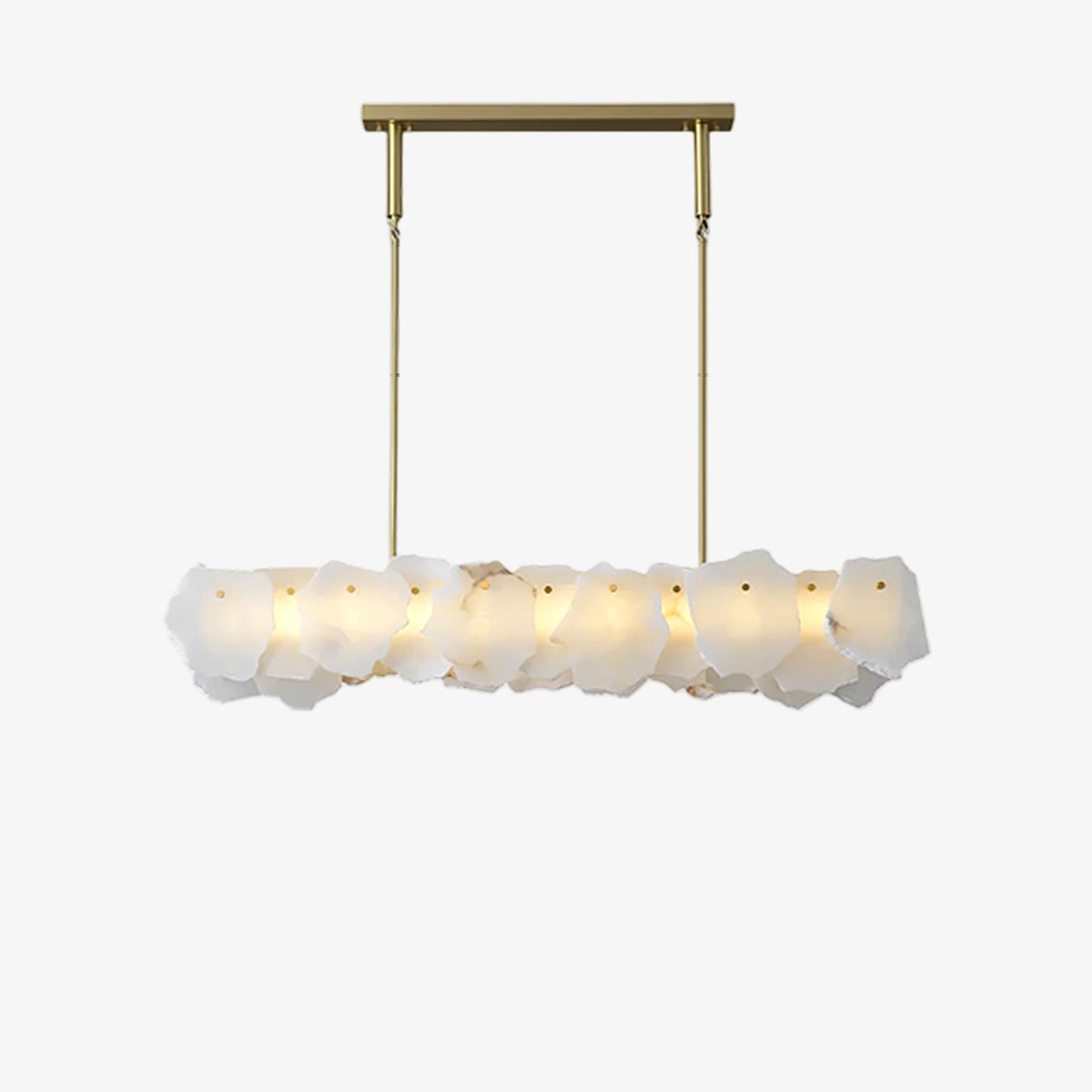 Modern Burton Alabaster Chandelier
