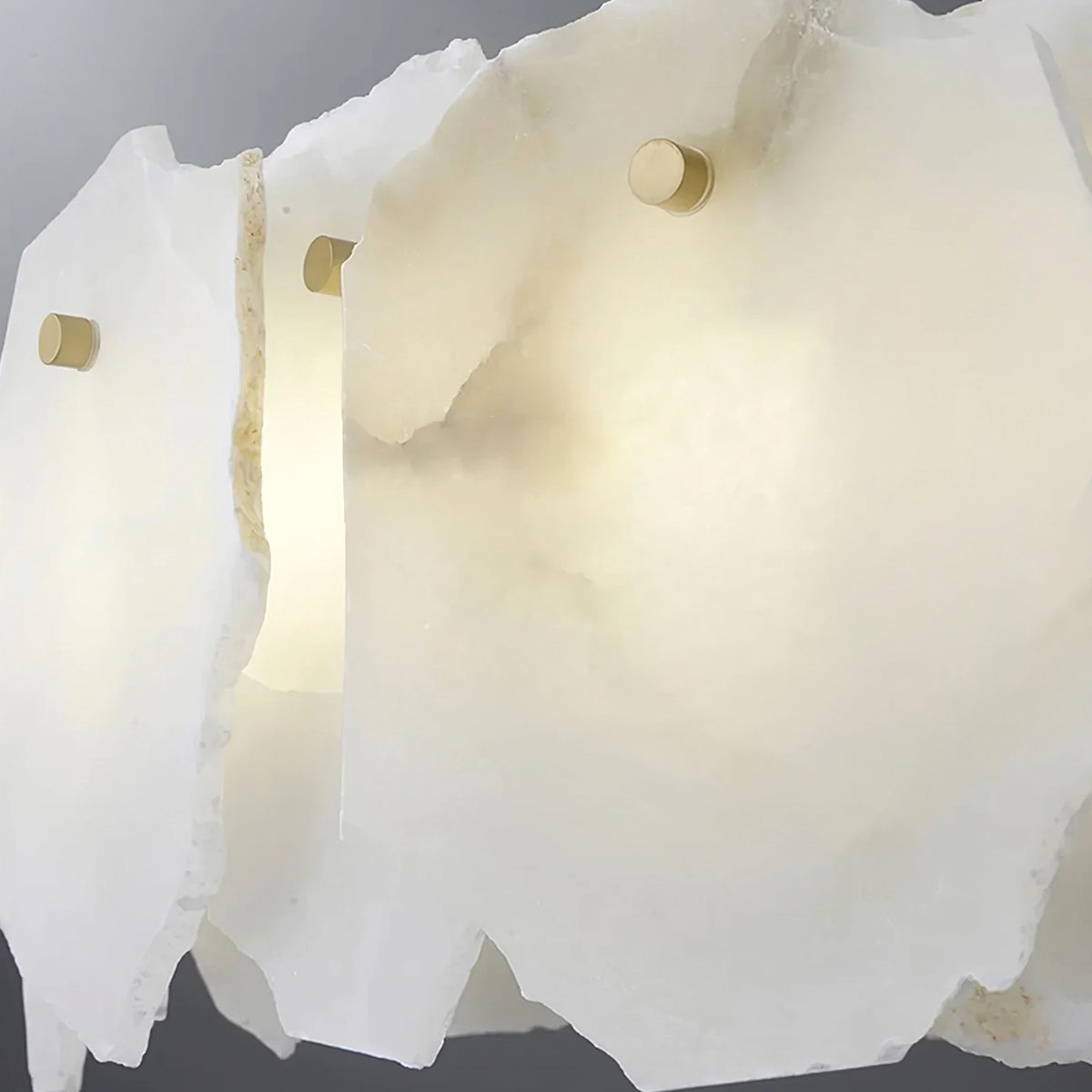 Modern Burton Alabaster Chandelier