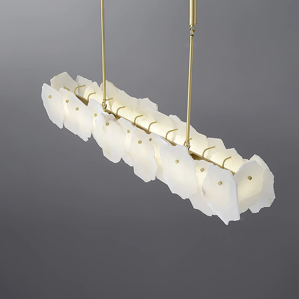 Modern Burton Alabaster Chandelier