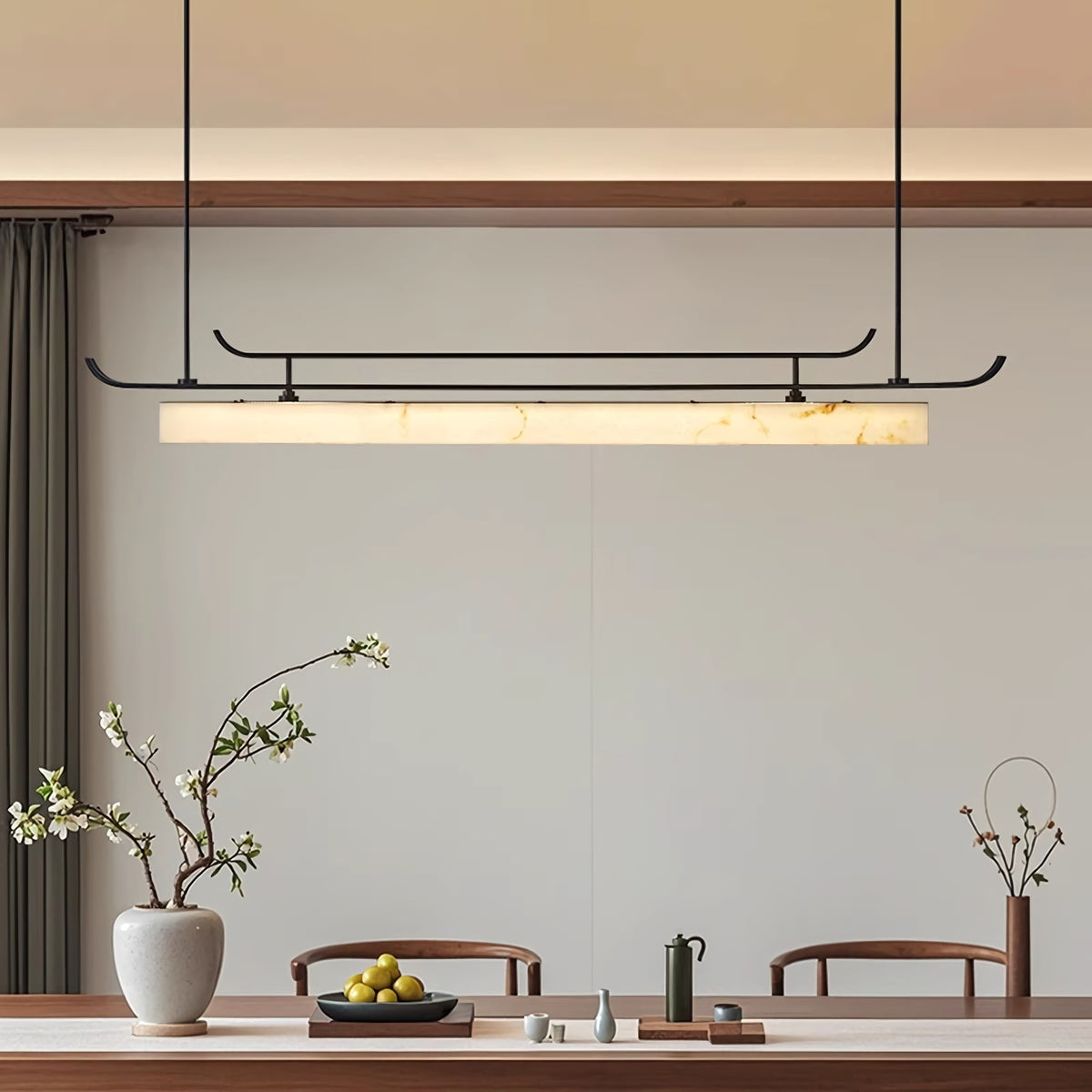 Modern Chinese LinearPendant Lamp