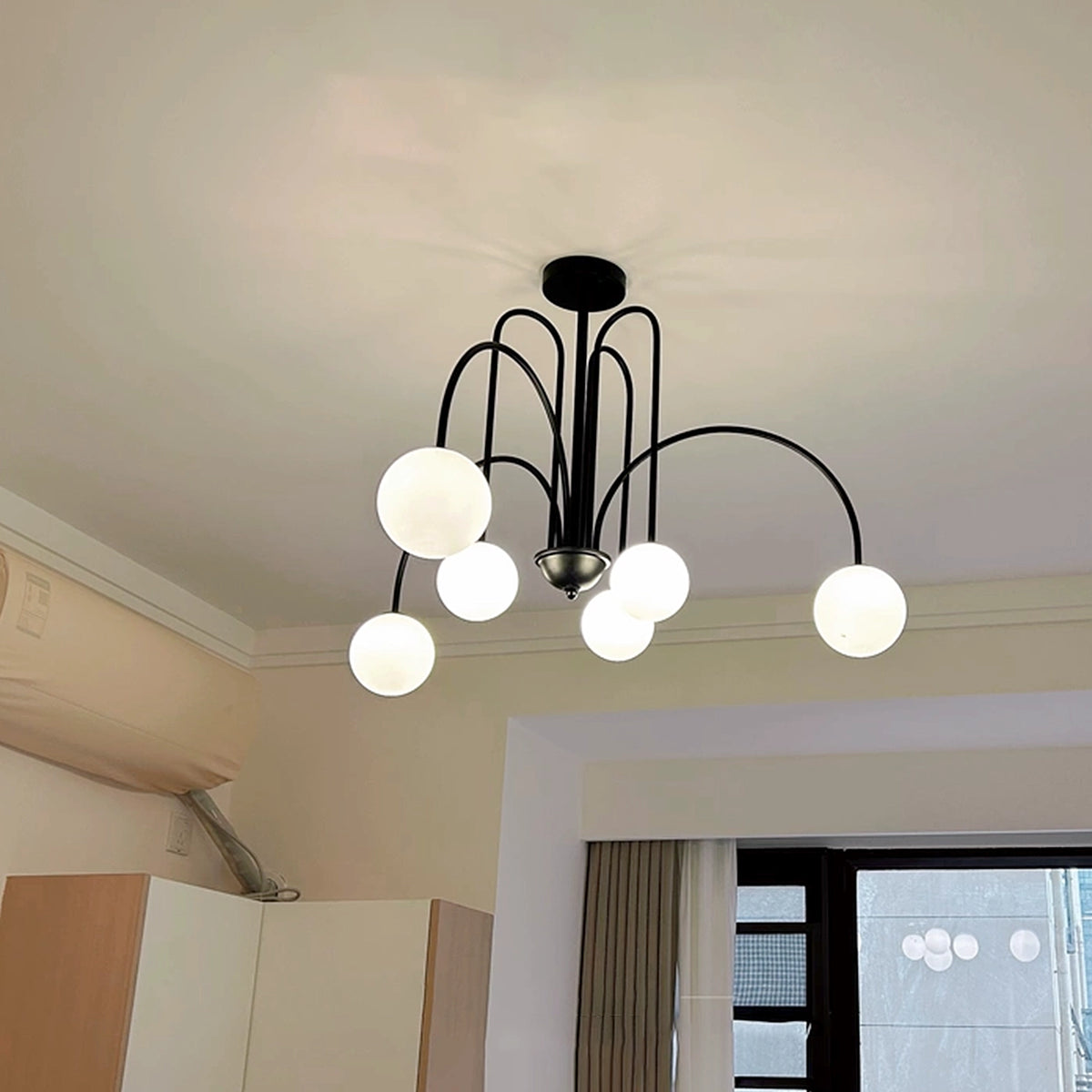 Modern Comet Chandelier