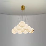 Modern Creative Alabaster Ball Chandelier
