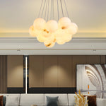 Modern Creative Alabaster Ball Chandelier