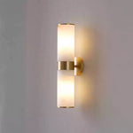 Modern Cylindrical Alabaster Wall Lamp