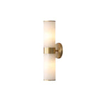 Modern Cylindrical Alabaster Wall Lamp