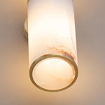 Modern Cylindrical Alabaster Wall Lamp