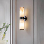 Modern Cylindrical Alabaster Wall Lamp