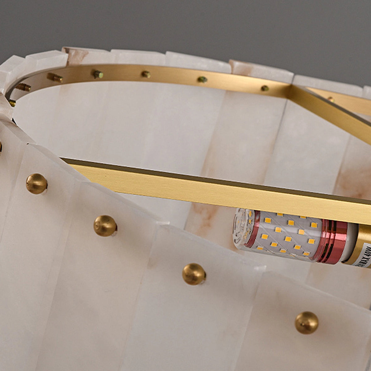 Modern Elysian Alabaster Ceiling Light