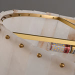 Modern Elysian Alabaster Ceiling Light